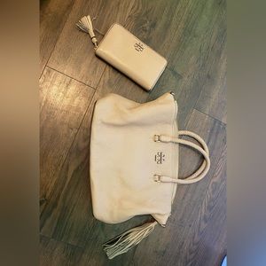 Tory Burch bag and wallet